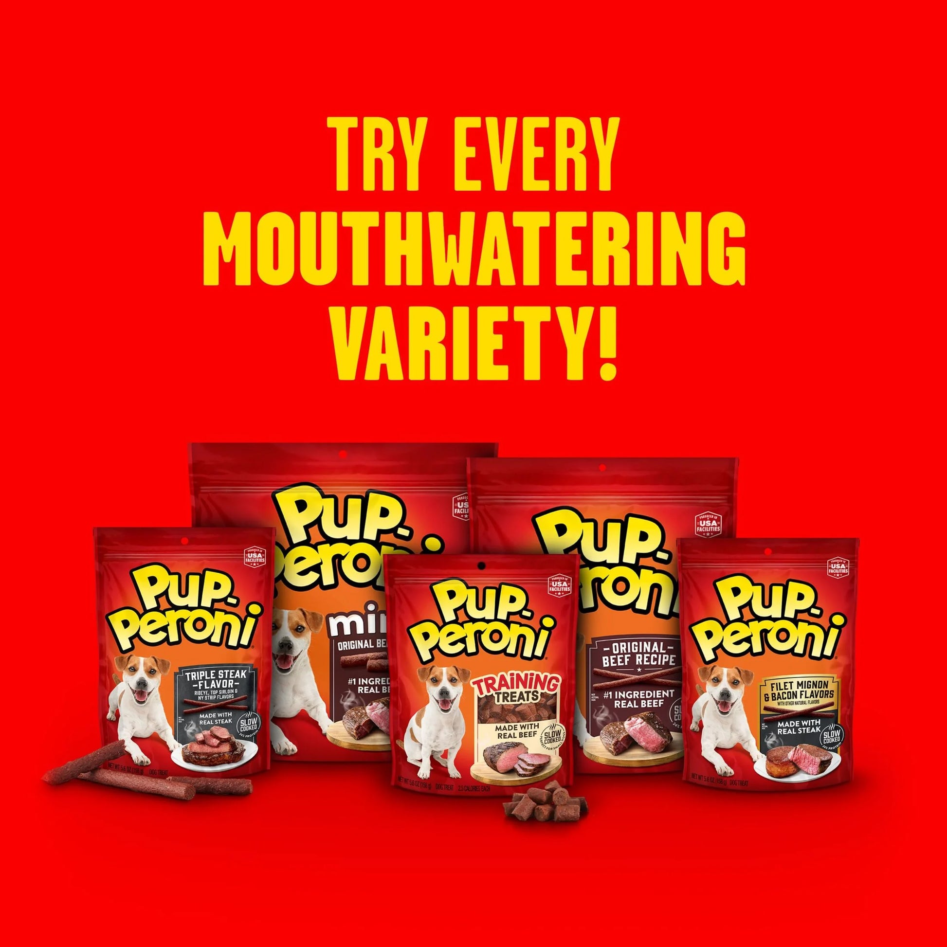 Original Beef Recipe Dog Treats, 5.6 oz Bag