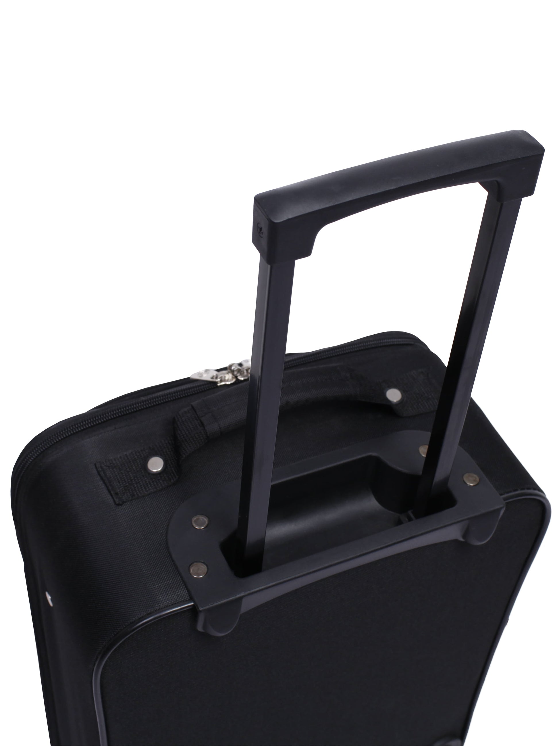 Pilot 18-Inch Softside Carry-On Luggage with Two Wheels, Black