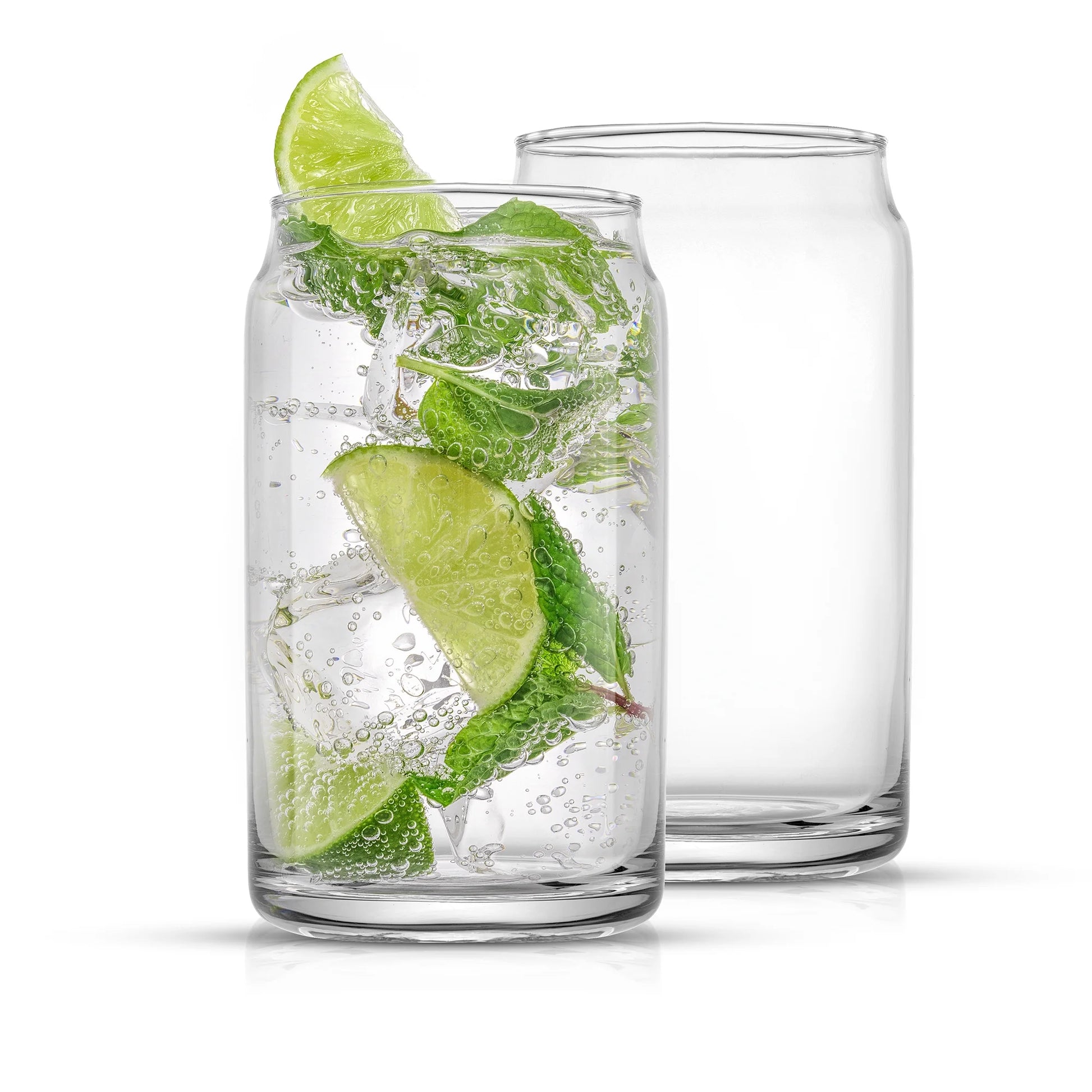 Classic Can Shape Tumbler Drinking Glass - Set of 6, New in Box