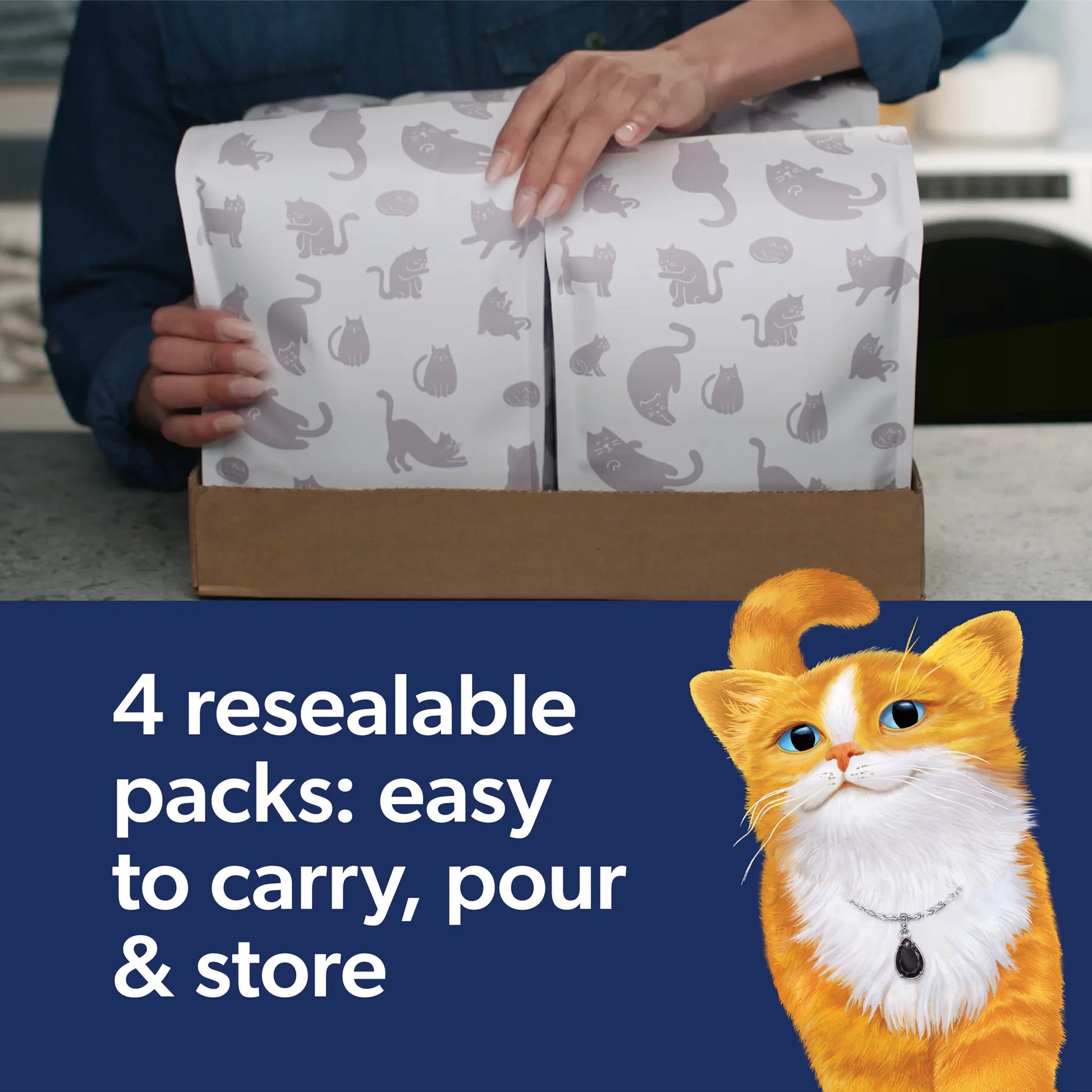 Heavy Duty Clumping Litter with Febreze Freshness, 30 Day Odor Control, 38 Lb