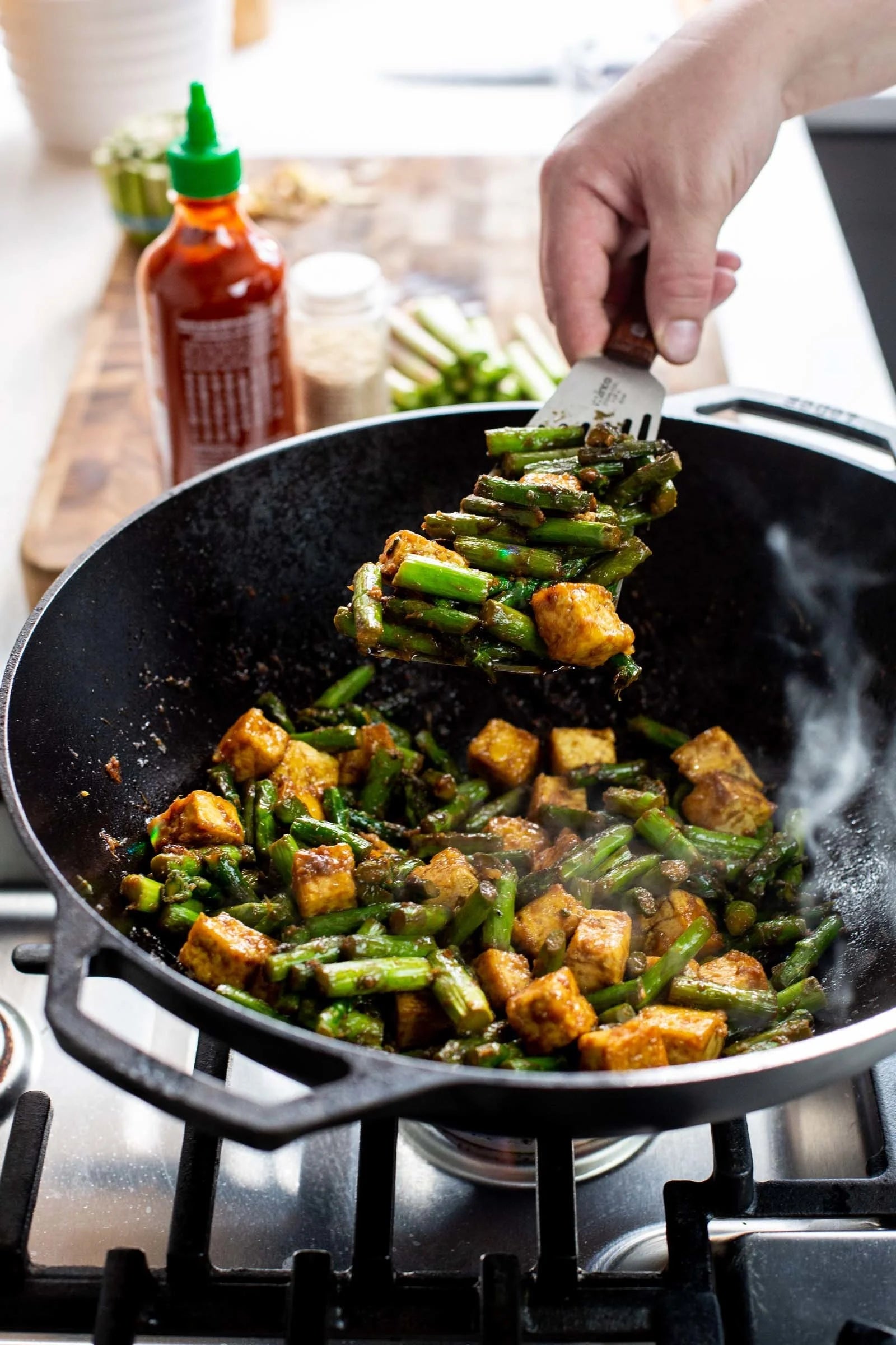 Cast Iron Seasoned 14" Wok