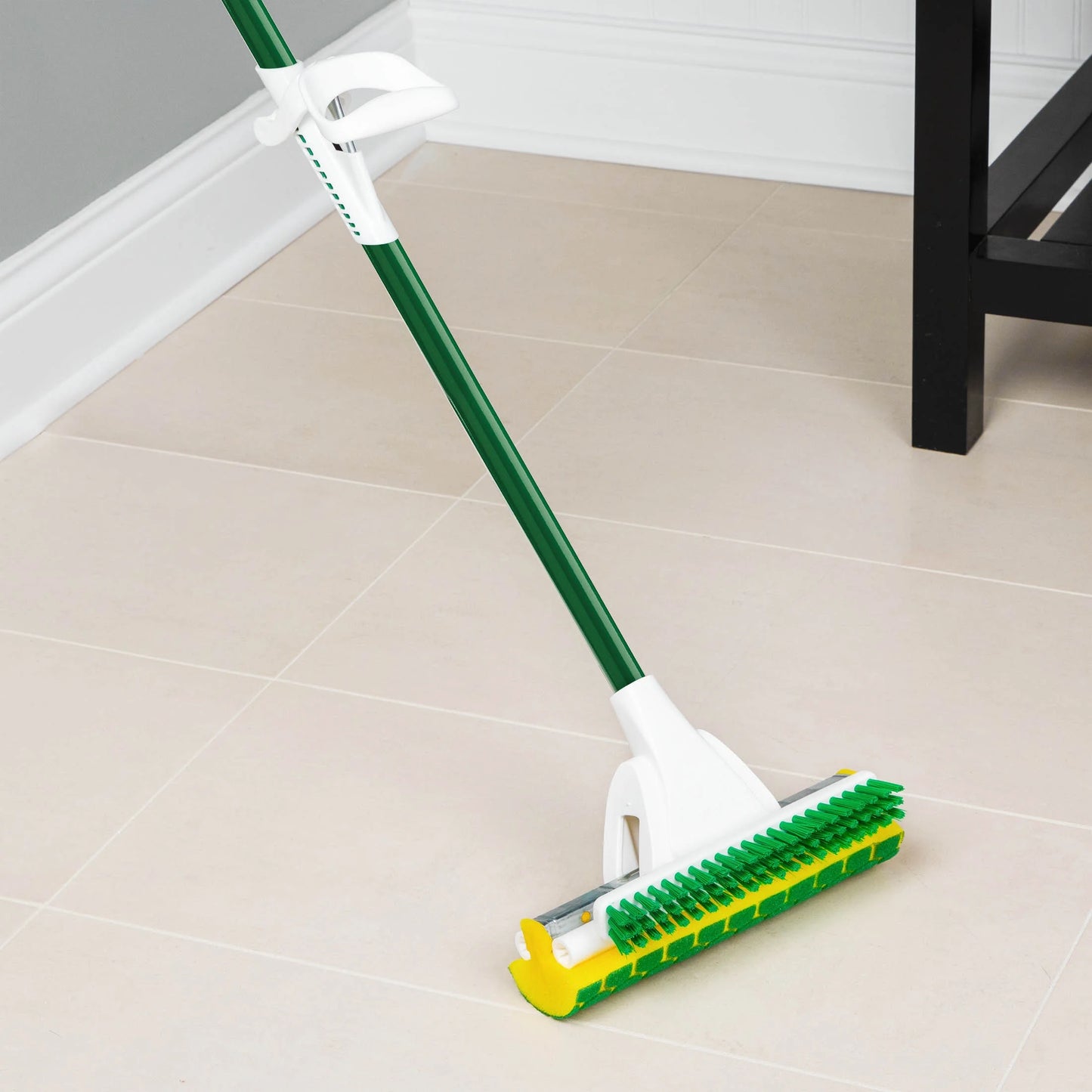 Nitty Gritty Roller Sponge Mop with Scrub Brush