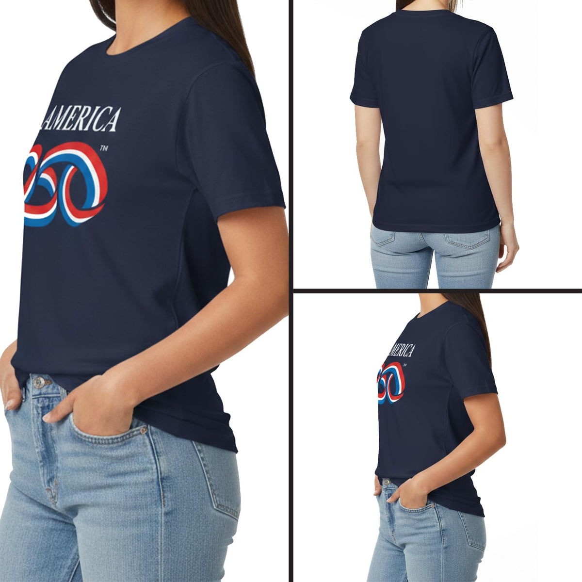 AMERICA 250 250 Anniversary USA Shirt, America250 Official Classic Dark Navy Cotton Tee 5.4oz, 4th of July Shirts Women & Men, Licensed & Official Merchandise (US, Alpha, X-Large, Regular)