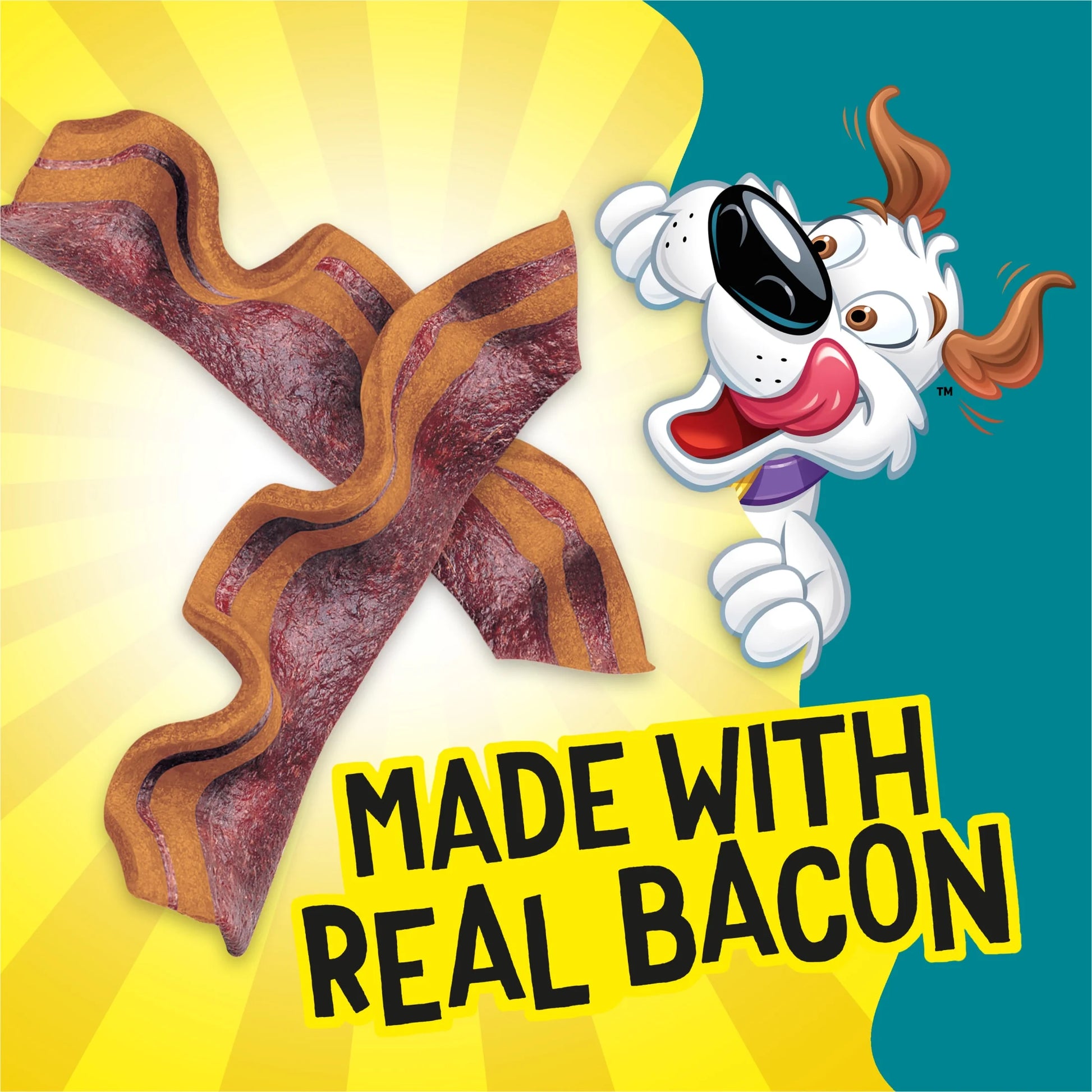 Purina  Loaded Bacon and Cheese Fries Flavor Dog Treats, 25 oz Pouch
