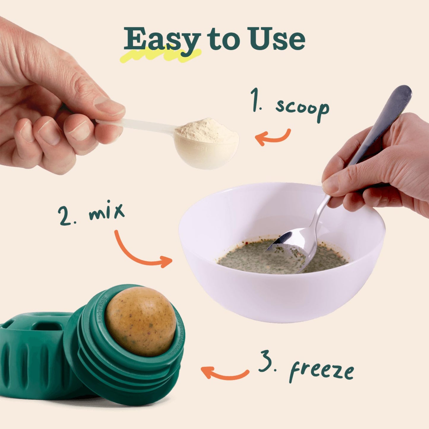 WOOF Dog Pupsicle Mix - Easy-to-Make DIY Pupsicle Refills - Tasty, Healthy Pupsicle Mix - Wholesome Ingredients - Long-Lasting Treats for Dogs - Balanced Belly Mix