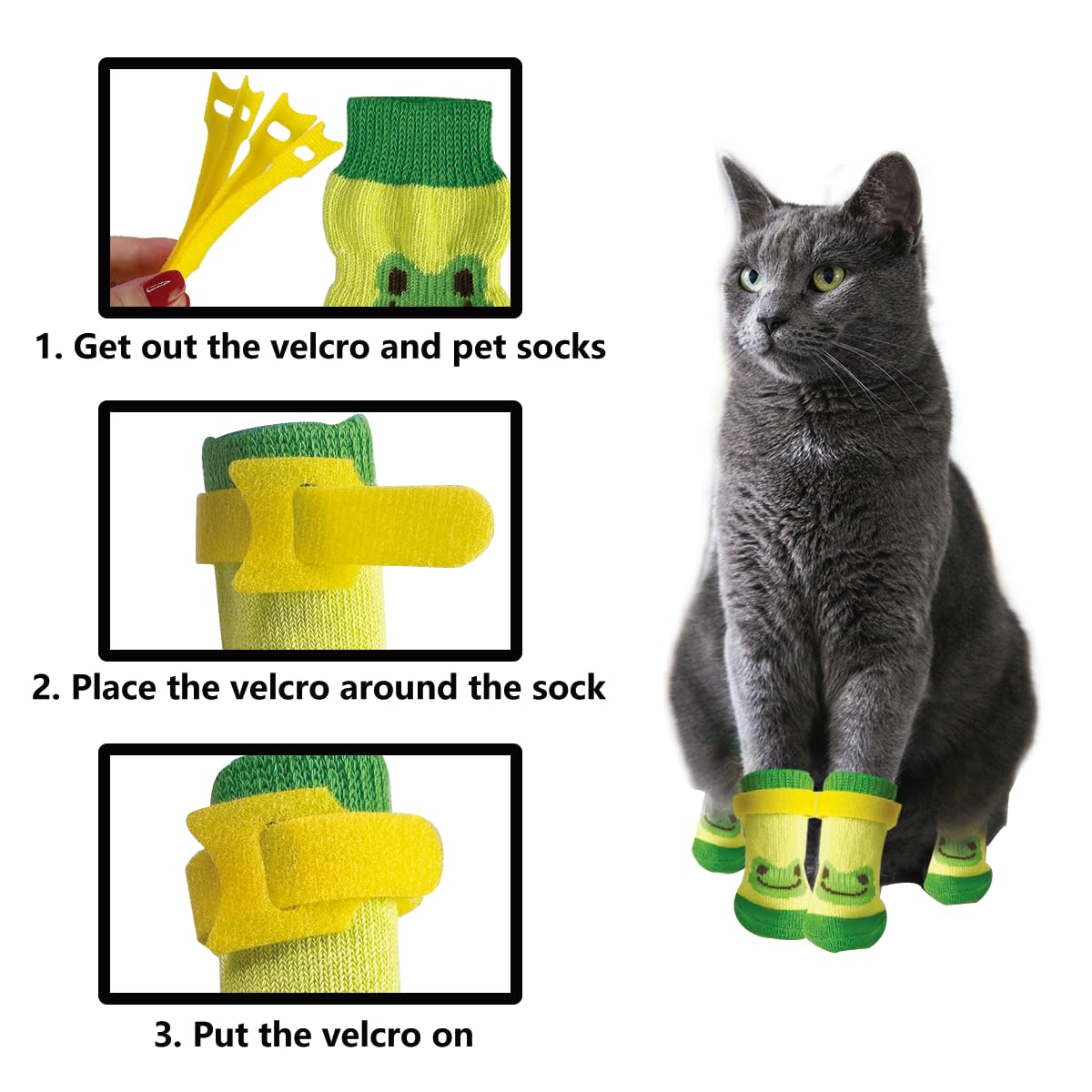 24Pcs Cat Mittens to Prevent Scratching,Cute Patterned Non Slip Cat Booties,Multi Colored Cat Shoes with Adhesive Tabs,Ideal for Bathing Cats,Trimming Nails Walking Puppies