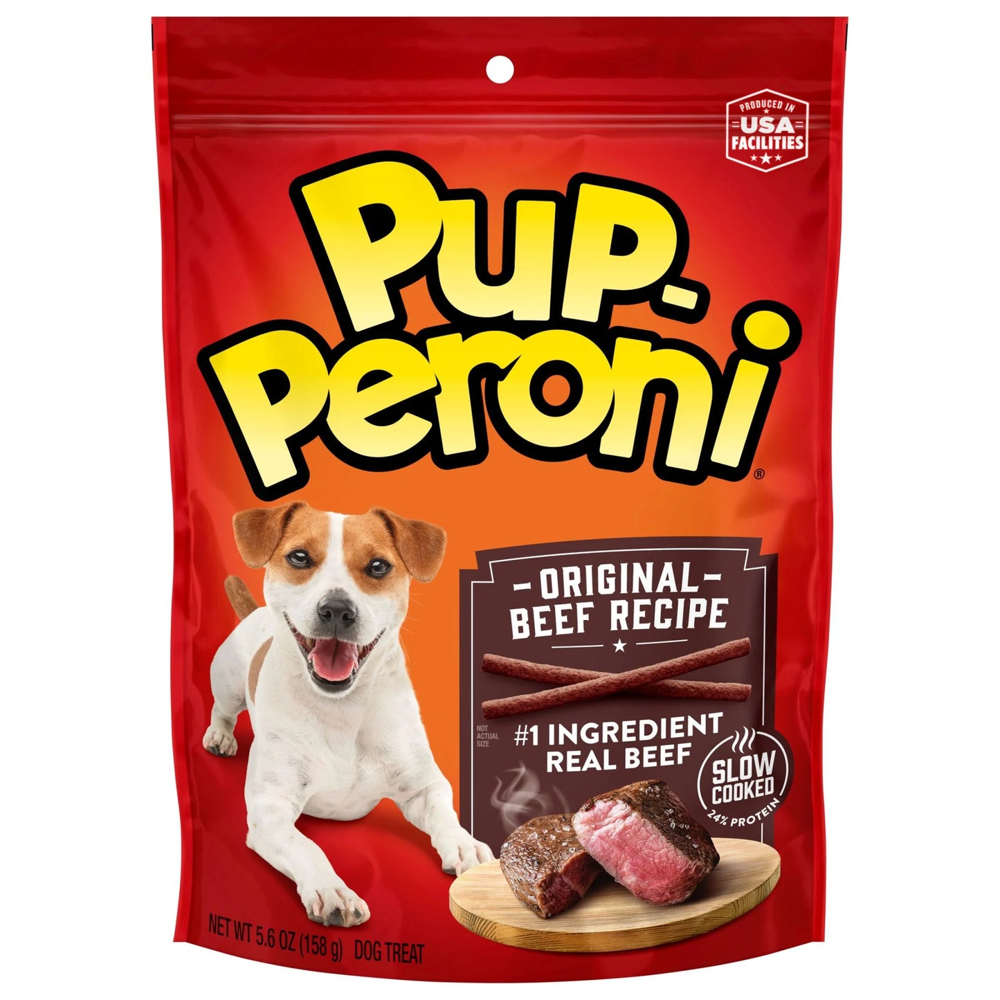 Original Beef Recipe Dog Treats, 5.6 oz Bag