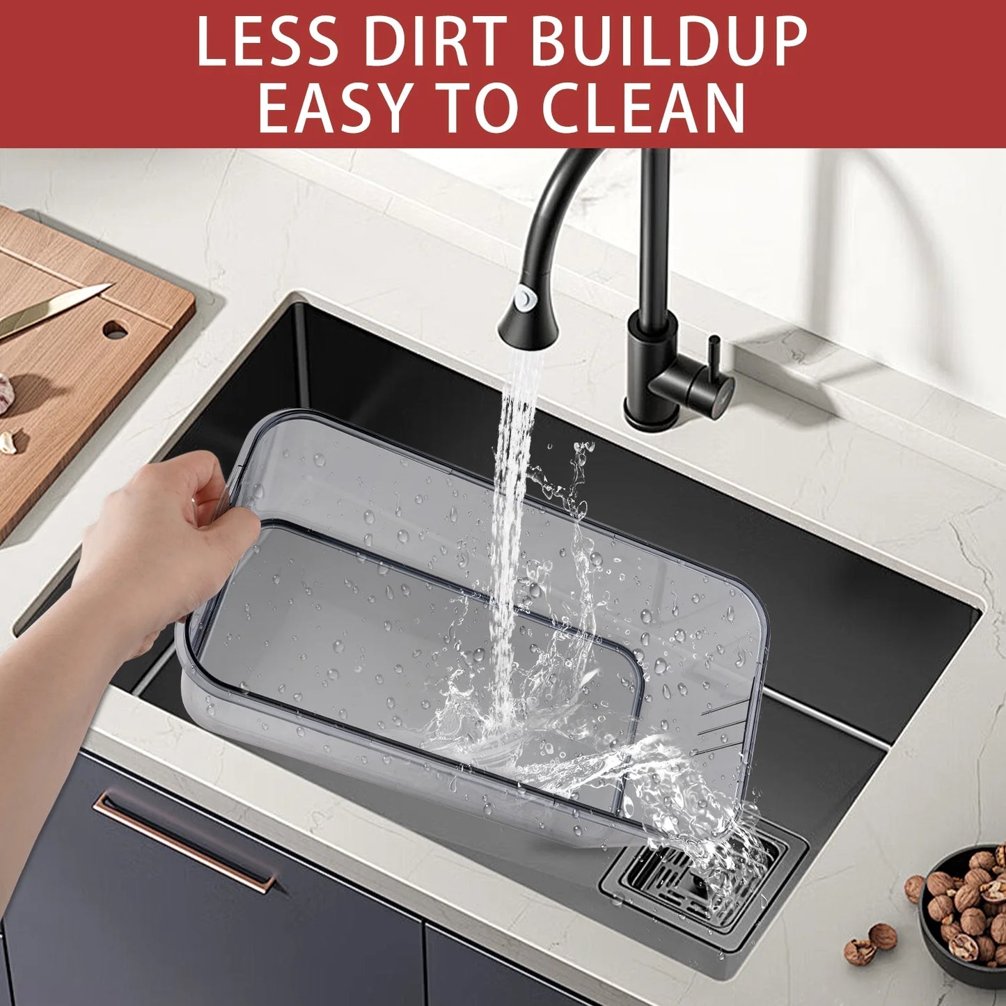 Airtight Bread Box with Lid ,Time Recording, Kitchen Countertop Storage Container,Store Bread, Toast, Donut and Fruits,Gray