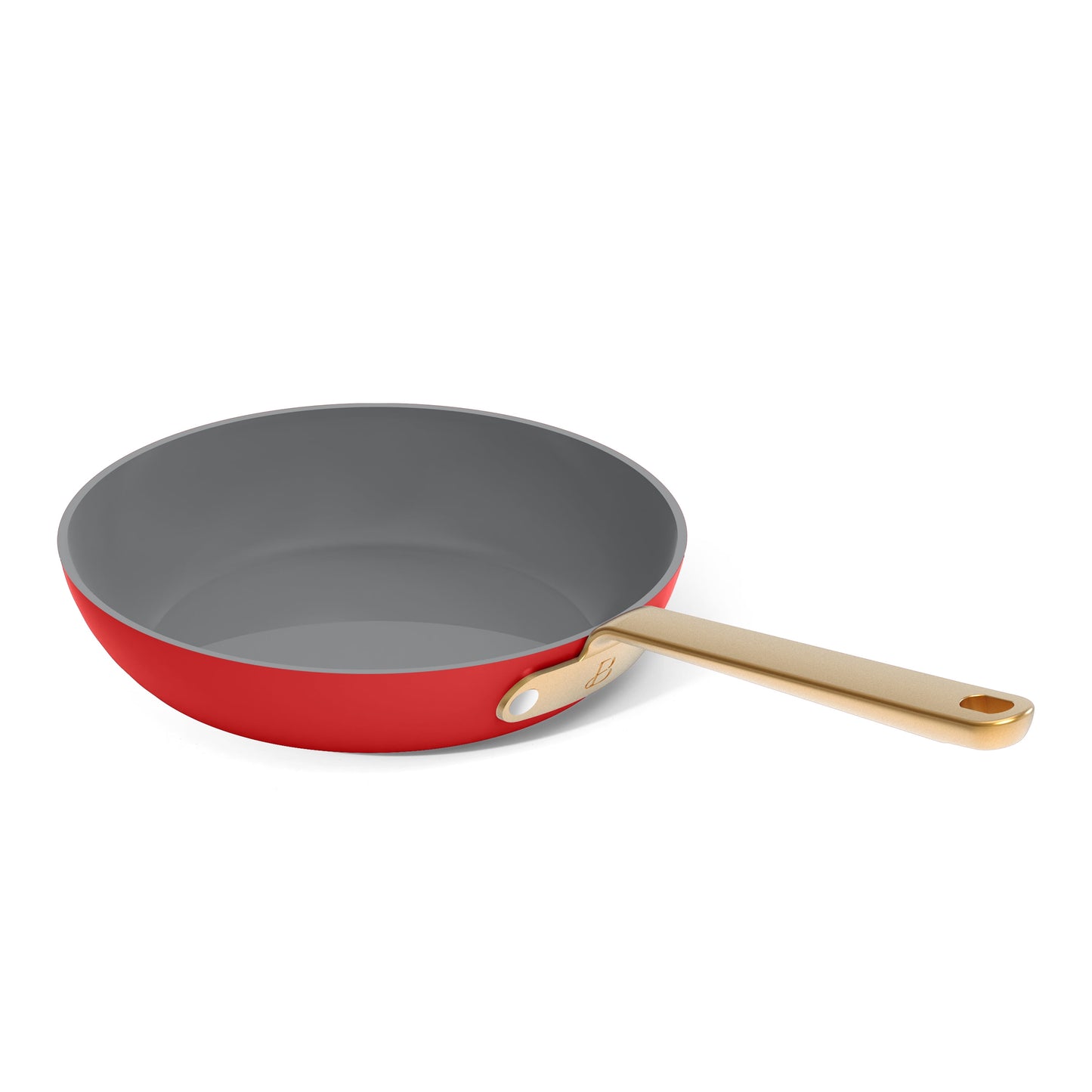 12-Piece Ceramic Nonstick Cookware Set with Strainer Lids in Tomato Red by Drew Barrymore