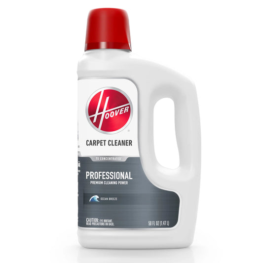 Prime Professional Performance Carpet Cleaner Solution, 50 oz, Ocean Breeze Scent, Liquid Form, Model AH31959, New