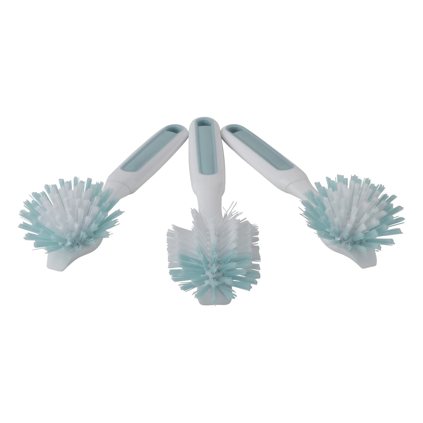 Profreshionals 3-Piece Bpa-Free Kitchen Dish Brush Set, Teal