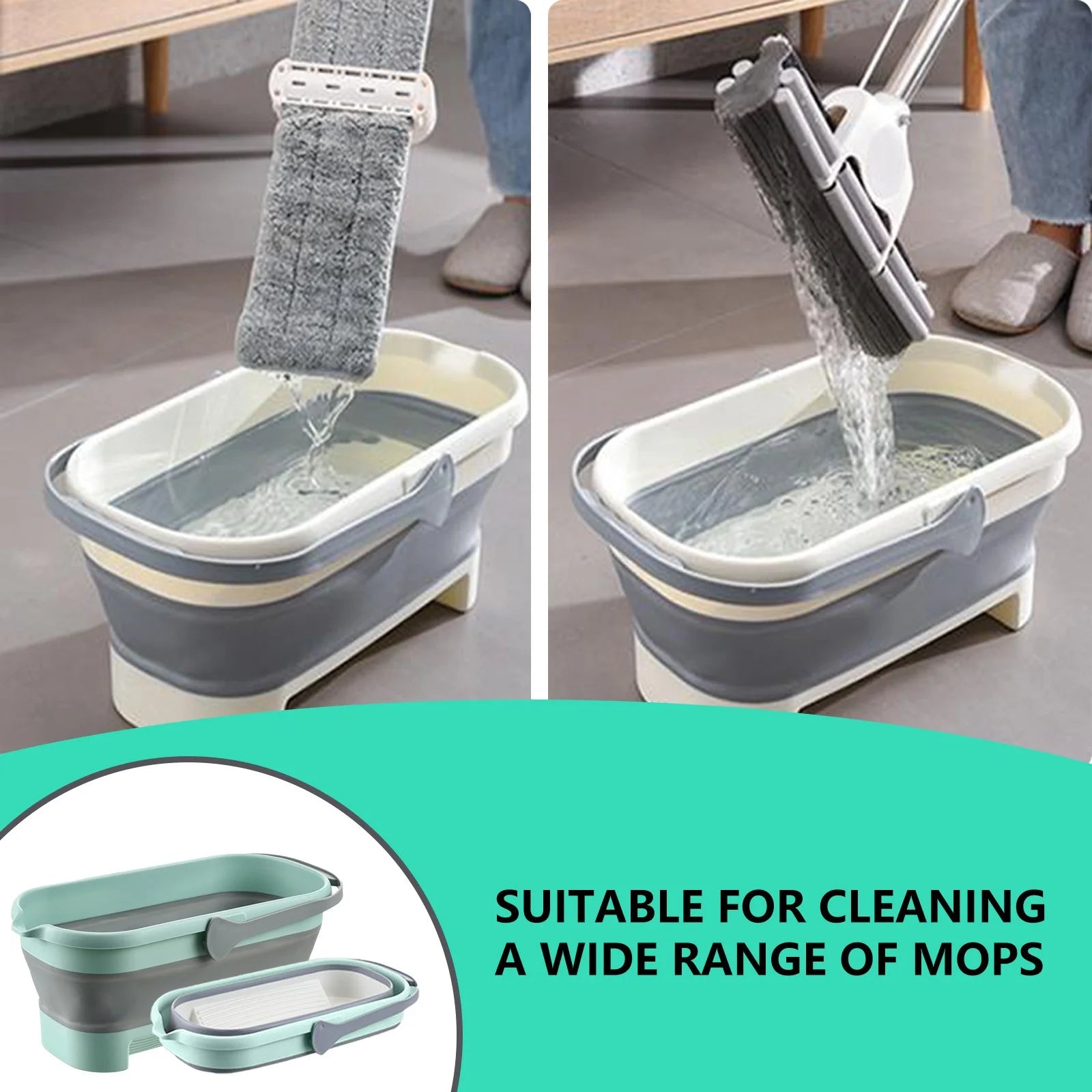 Large Collapsible Mop Bucket - Thumbnail 5