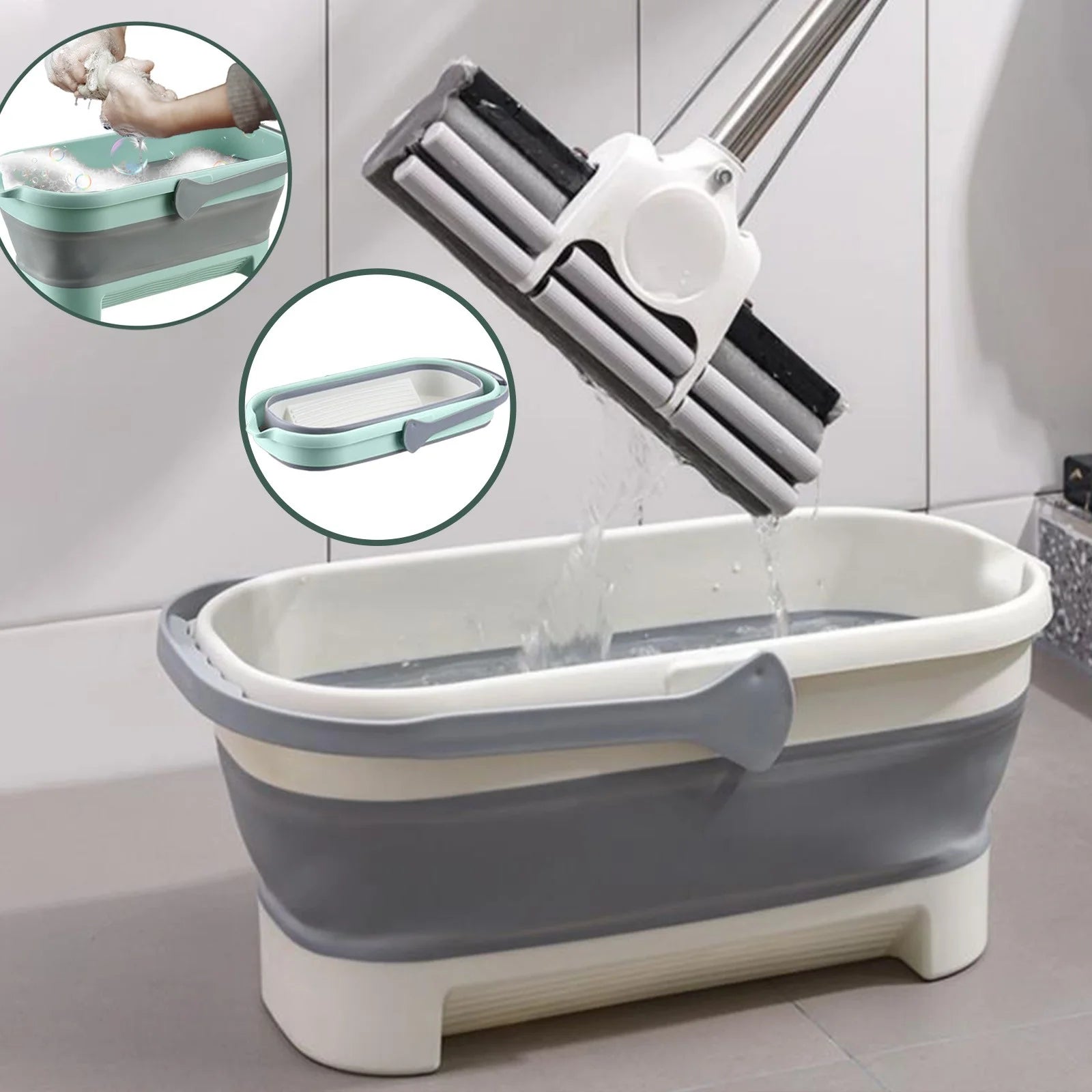 Large Collapsible Mop Bucket - Thumbnail 3