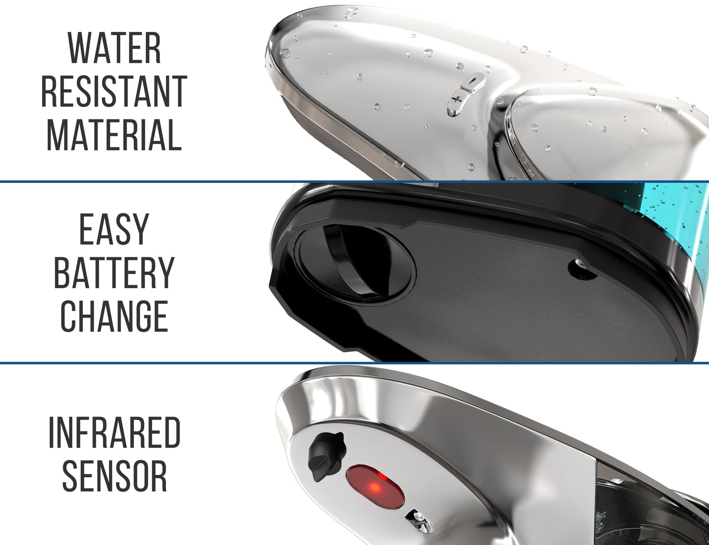 Automatic Soap Dispenser, Adjustable Output, Touchless Liquid Dispense, 17 Oz