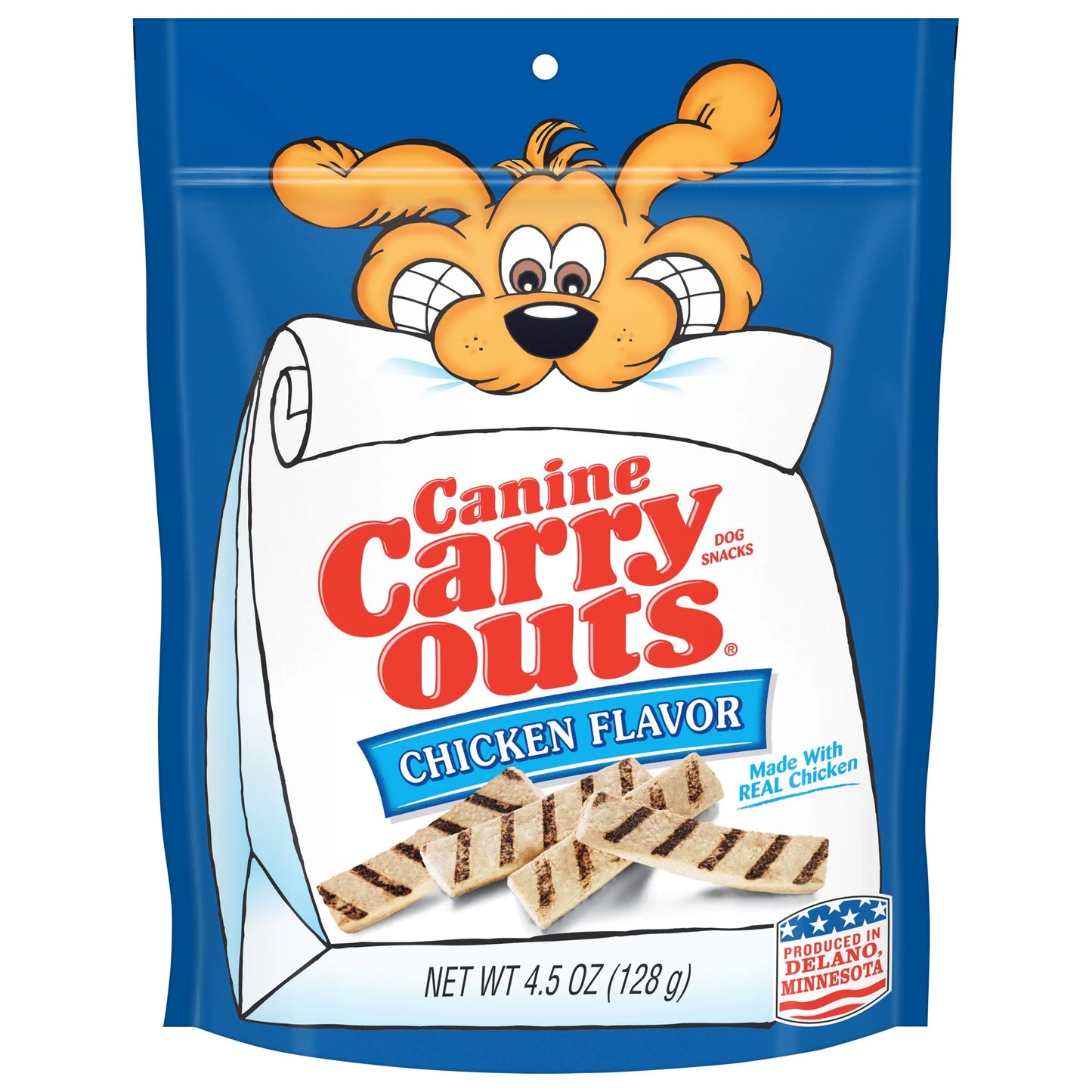 Chicken Flavor Dog Treats, 4.5 oz Package