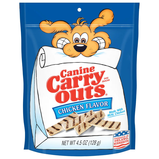 Chicken Flavor Dog Treats, 4.5 oz Package