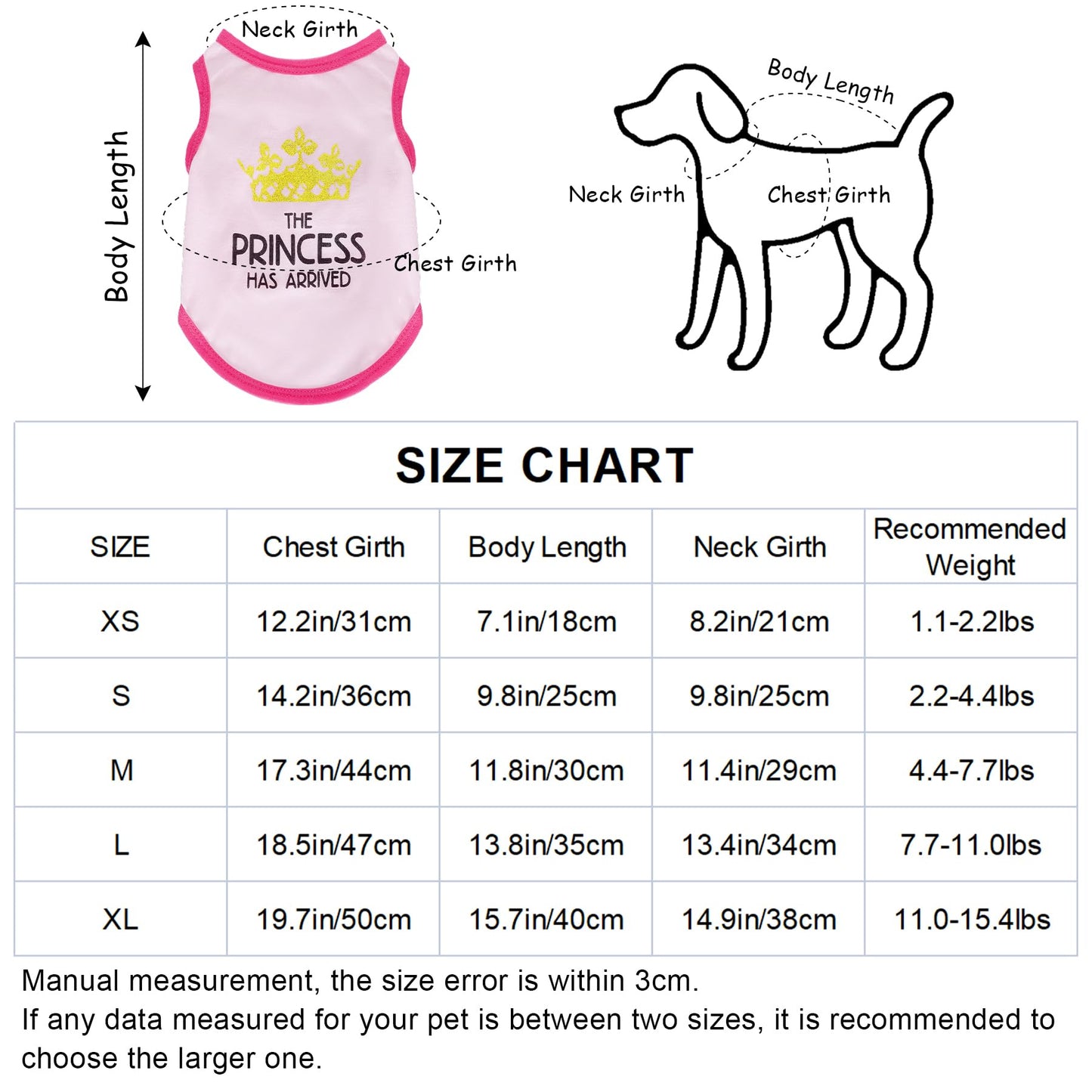 Pistha 4 Pack Dog Shirts Summer Printed Puppy Clothes Cute Sleeveless Pet T Shirts Dog Clothes for Small Medium Dogs Cats Girl(S)