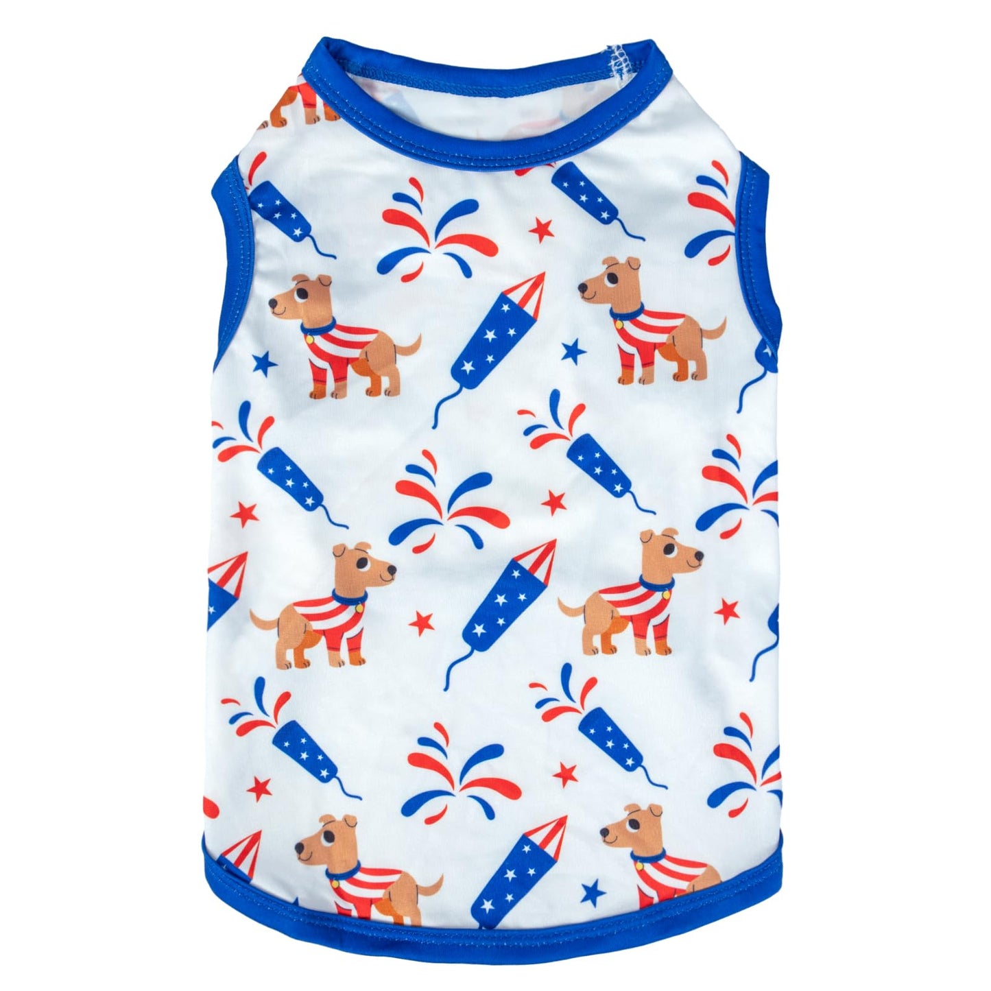 CuteBone Dog Shirts 2-Pack Soft Pet Clothes Breathable Summer Vest for Small Puppy and Stretchy Cat Apparel