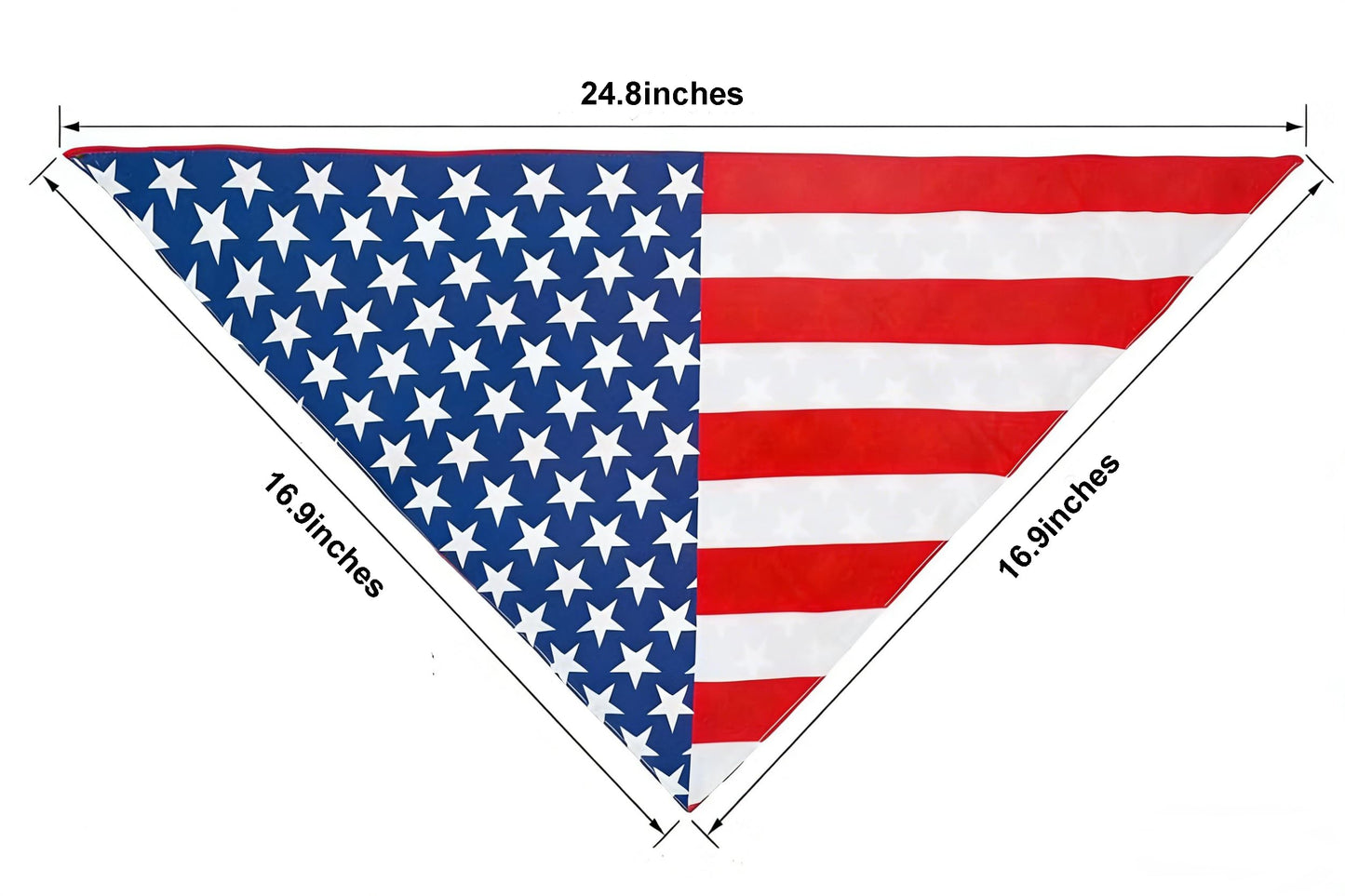 Small Dog America's 250th Anniversary 4th of July Outfit Shirt & Bandanas Pet Cat Clothes White S