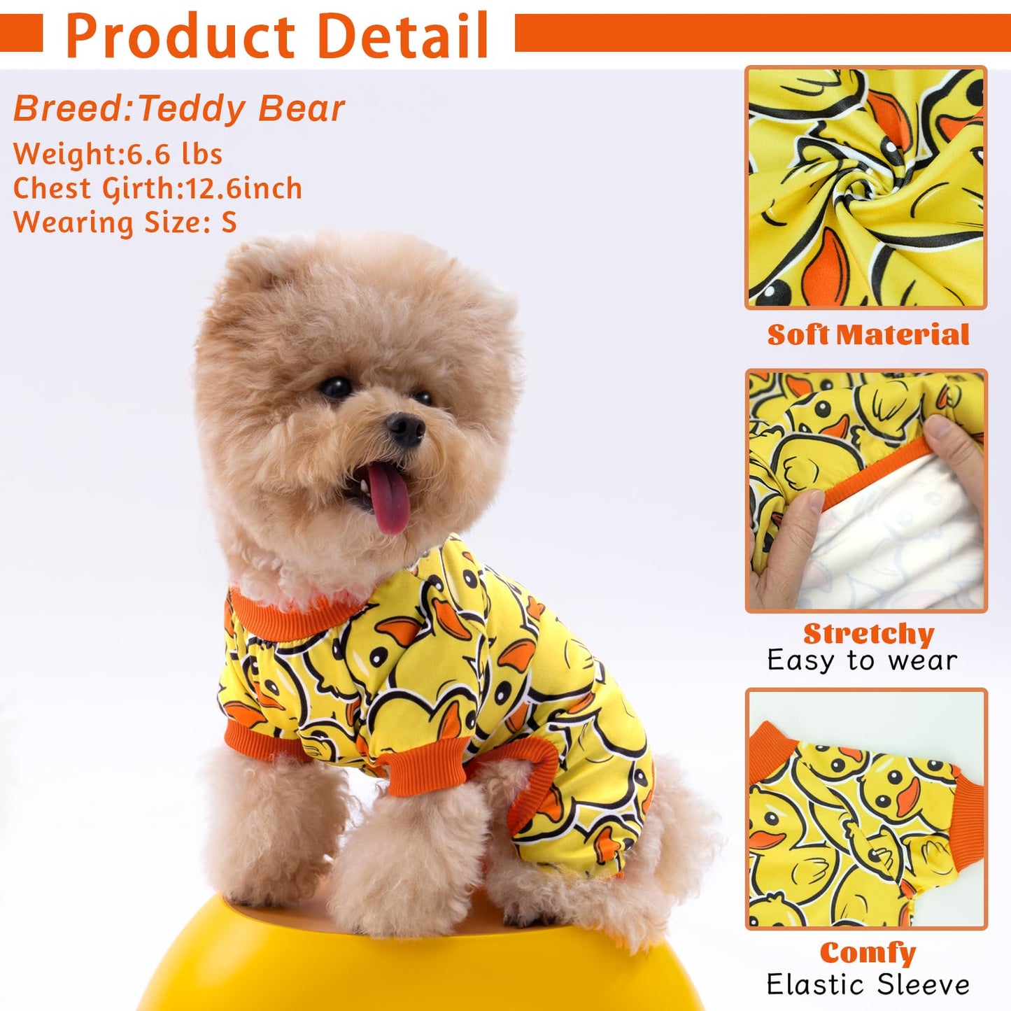 XPUDAC 4 Pack Dog Pajamas for Small Dogs Cats Plaid Dog Clothes Puppy Onesies Pet Christmas Pajamas Puppy Jumpsuits Pet Pjs Shirt Apparel, M
