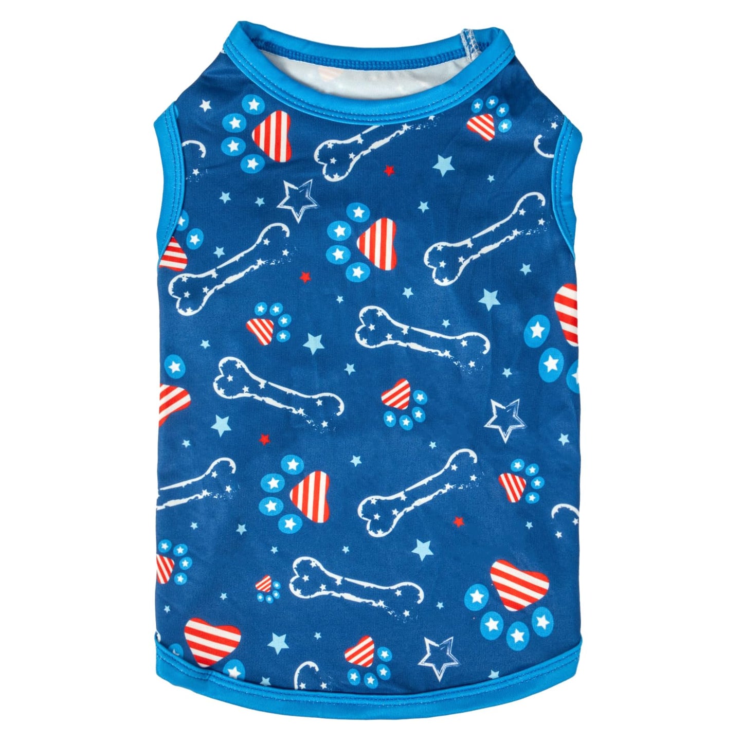 CuteBone Dog Shirts 2-Pack Soft Pet Clothes Breathable Summer Vest for Small Puppy and Stretchy Cat Apparel