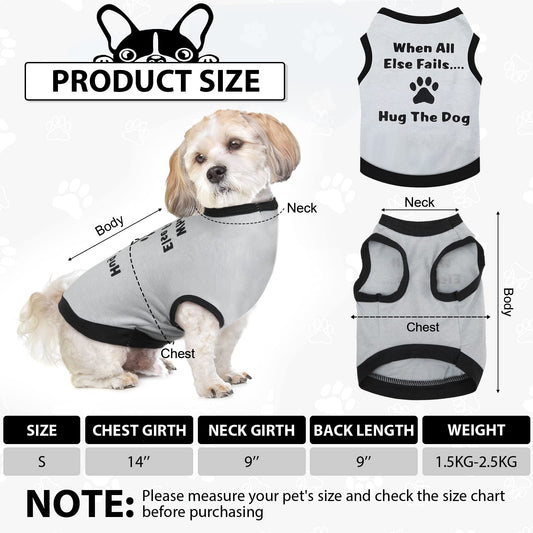 Reginary 8 Pcs Dog Clothes for Small Dogs Boy Summer Shirts Soft Breathable Chihuahua Yorkie Cute Pattern Sleeveless Puppy Cat Tank Top Tee Vest Fit for Mini and Medium Dogs(Small)