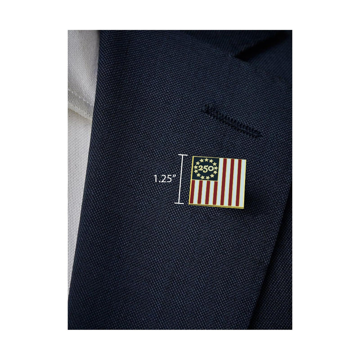 4 Pcs 250th Anniversary USA Enamel Lapel Pins, USA 250 Anniversary Merchandise & Collectible Badges, 1.25 Inch Patriotic 1776-2026 Brooches, July 4th Independence Day Gifts