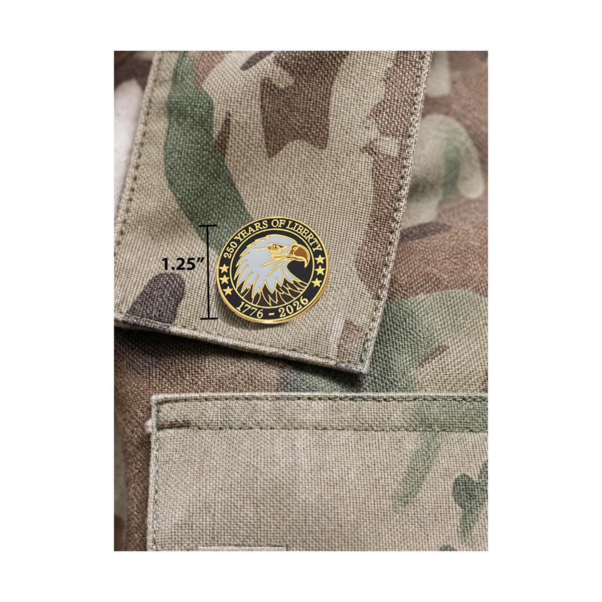 4 Pcs 250th Anniversary USA Enamel Lapel Pins, USA 250 Anniversary Merchandise & Collectible Badges, 1.25 Inch Patriotic 1776-2026 Brooches, July 4th Independence Day Gifts