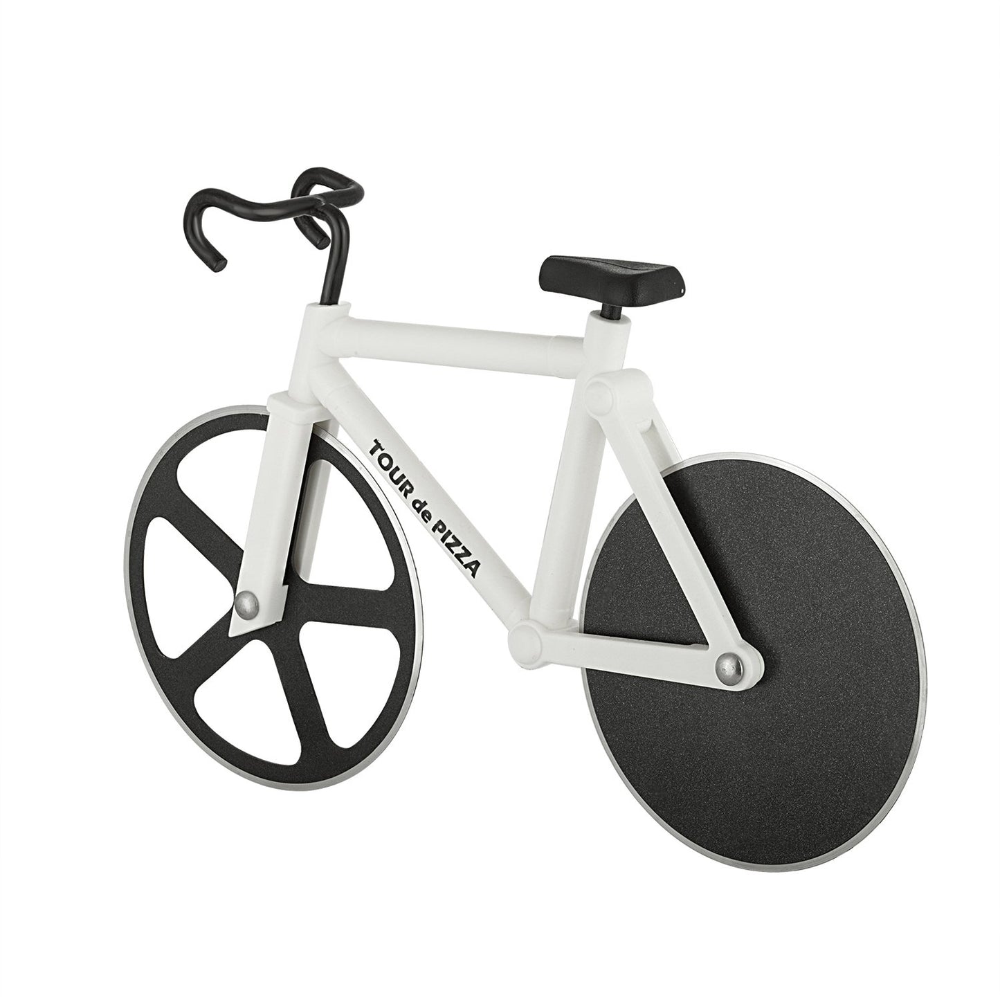 Bicycle Pizza Cutter - TOUR de PIZZA Cutter with Display Stand - White Elephant Gifts, Kitchen Gagdets, Funny Gift Ideas