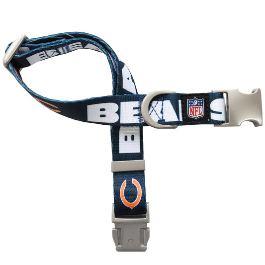 Littlearth Chicago Bears NFL Premium Pet Collar