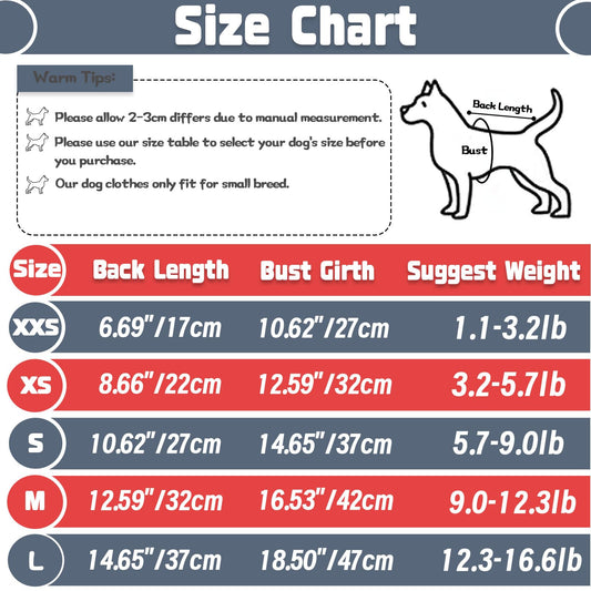 4 Pieces Dog Clothes for Small Dogs Boy Dog Shirt Puppy Clothes for Chihuahua Yorkie Soft Cute Pattern Pet Cat Clothing Black Grey Red Green XXS~M (XXSmall)