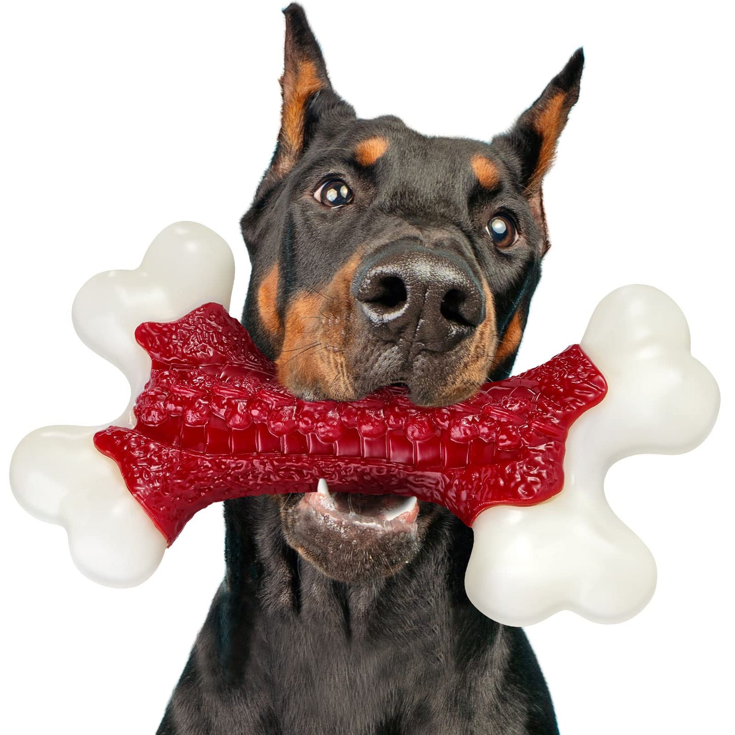 Kseroo Tough Dog Toys, Toys for Aggressive Chewers Large Breed, Chew Dogs, Bone Toy Nylon Dogs Almost Indestructible