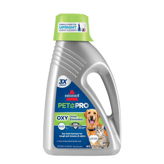 Bissell Professional Pet Carpet Cleaner Shampoo, 48 Ounce, Silver