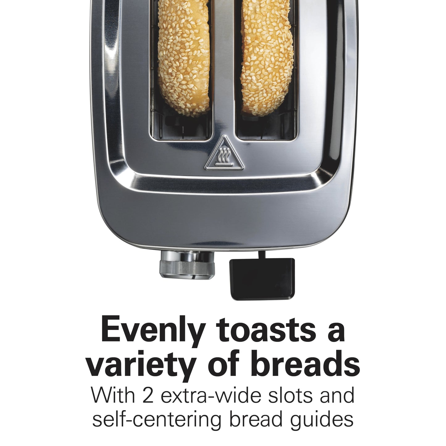 Toaster, 2-Slice Modern Luxe Series, Stainless Steel, Extra-Wide Slots, Bagel, Defrost, Toast Boost, Slide-Out Crumb Tray, Cancel Buttons, NEW