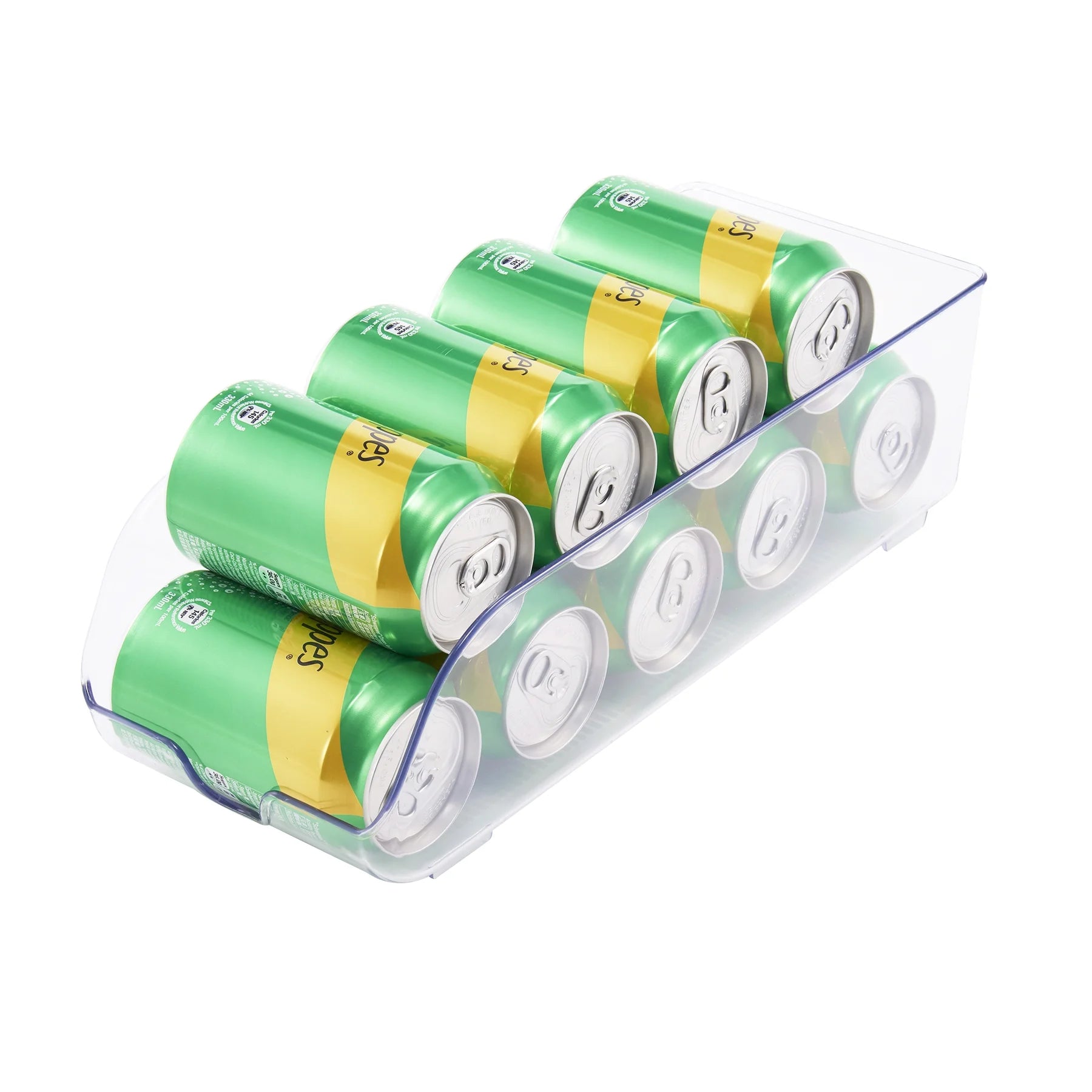 Clear Plastic Refrigerator Soda Can Dispenser