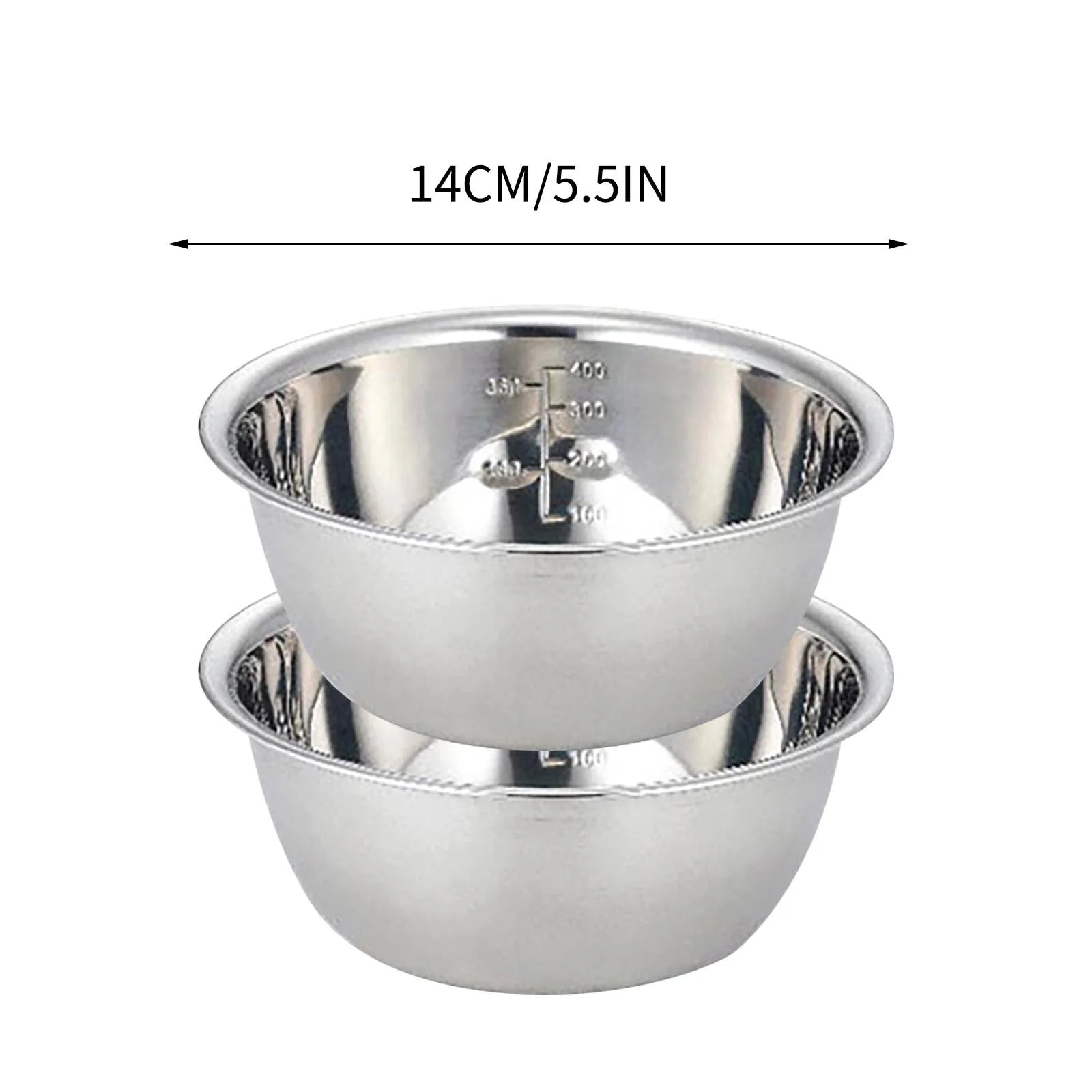 Mixing Bowls 3 Piece Stainless Steel Nesting Bowls Set for Baking & Prepping 5-In-1 Multifunction Large Stainless Steel Mixing Bowl Set, BPA Free, Dishwasher Safe|Kitchen Cooking Baking Supplies