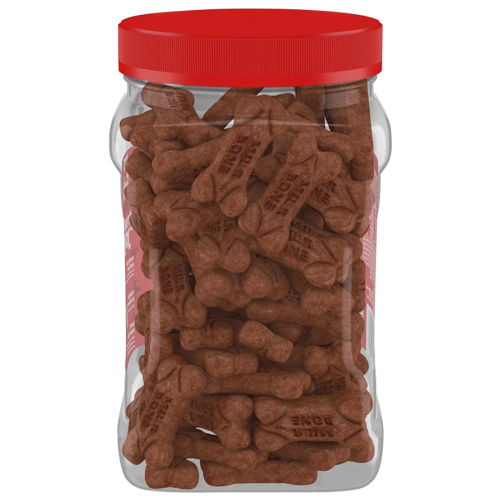Milk Bone Soft and Chewy Dog Treats, Beef and Filet Mignon Recipe with Chuck Roast, 25 oz Container