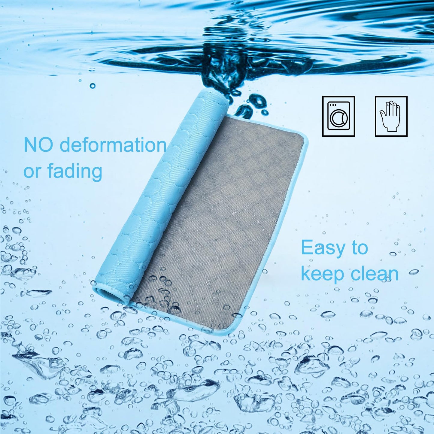 Dog Cooling Mat, Upgraded Arc-Chill Cooling Mat for Dogs Q-Max>0.4, Washable Dog Cooling Pad, Non-Slip Portable Cooling Pad for Dogs, Self-Cooling Bed for Small Medium Large Dogs Cats Indoor Outdoor