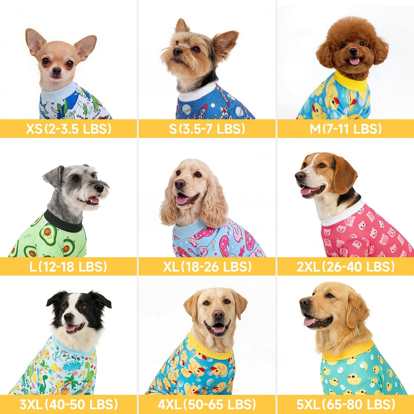 XPUDAC 4 Pack Dog Pajamas for Small Dogs Cats Plaid Dog Clothes Puppy Onesies Pet Christmas Pajamas Puppy Jumpsuits Pet Pjs Shirt Apparel, M