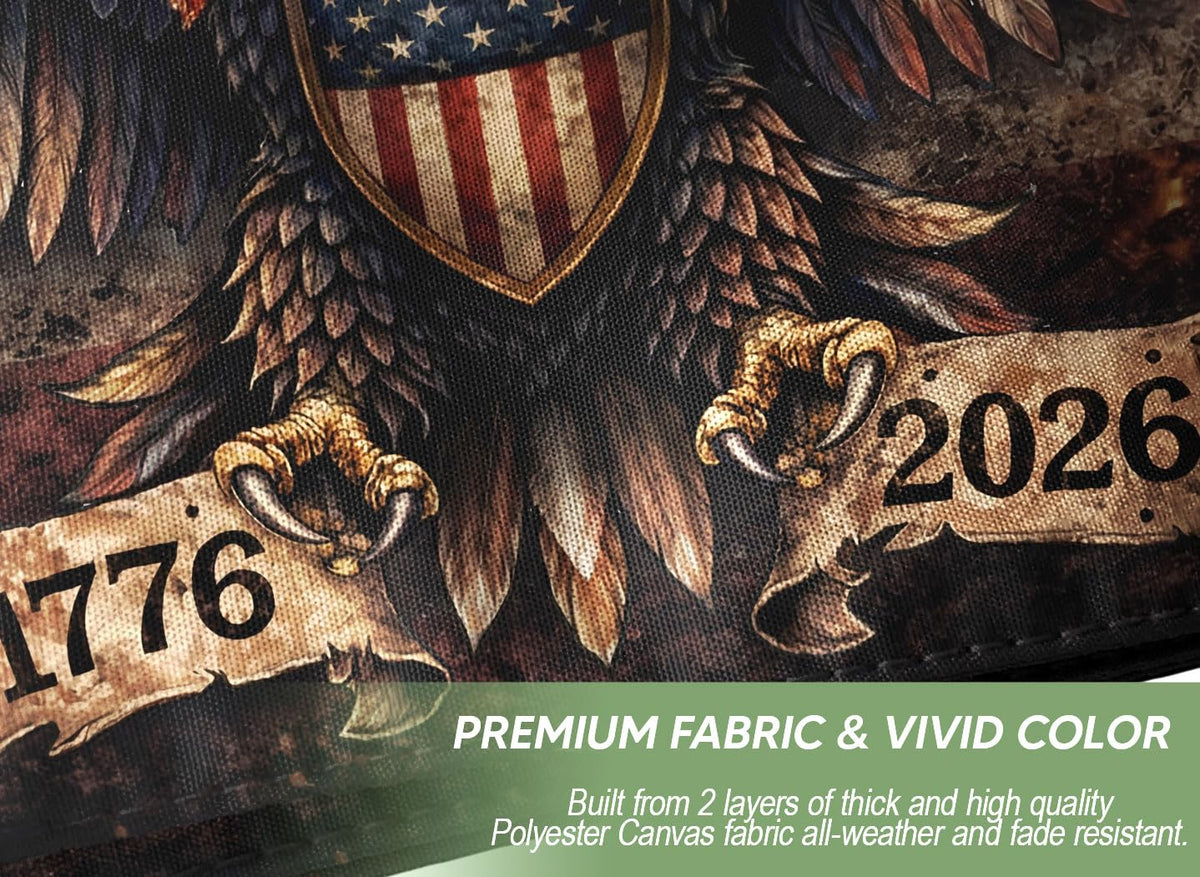 250 Anniversary Usa Flag 3x5 Ft, Printed On Both Sides, 250 Years Of Freedom Flags, American 250th Anniversary Banner, American Flag With Eagle 3