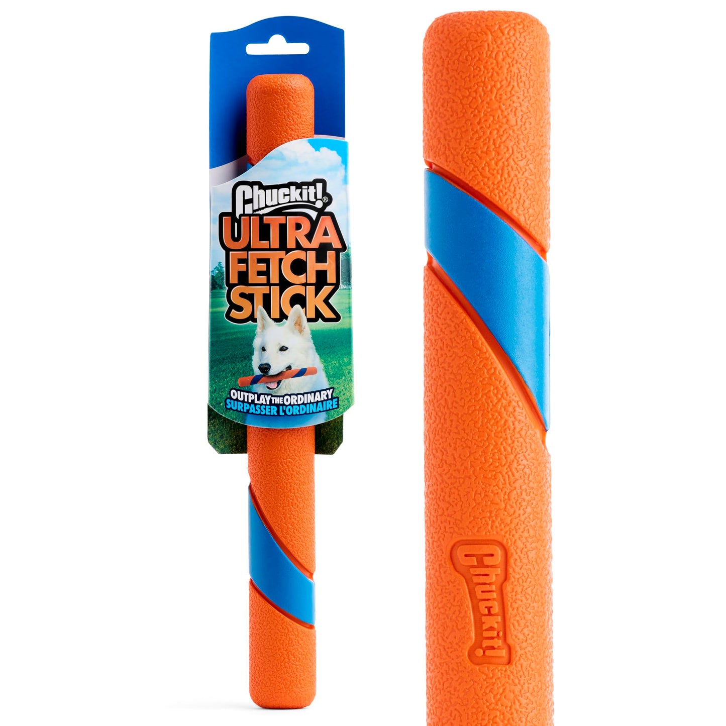 Chuckit! Interactive Dog Toy Ultra Fetch Stick - 12 Inch Outdoor Dog Toy for All Breed Sizes