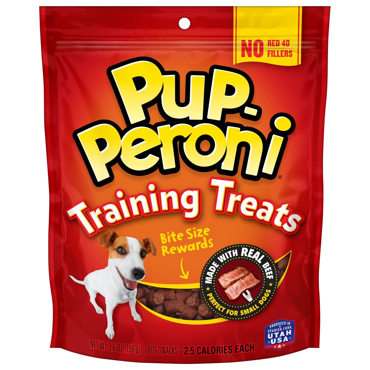 Pup-Peroni Training Dog Treats, Original Beef Flavor, 5.6 Ounce (Pack of 8), Made with Real Beef, Bite Size Rewards