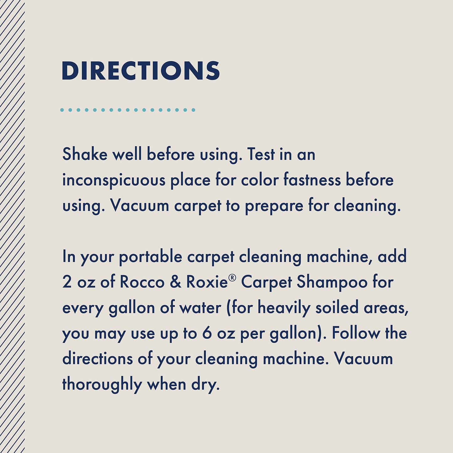 Rocco & Roxie Carpet Cleaner Solution for Pets - Use In Any Carpet Shampooer Machine - Deep Cleaning For Everyday Dog Odor On Carpets, Couch, Upholstery, and Rugs