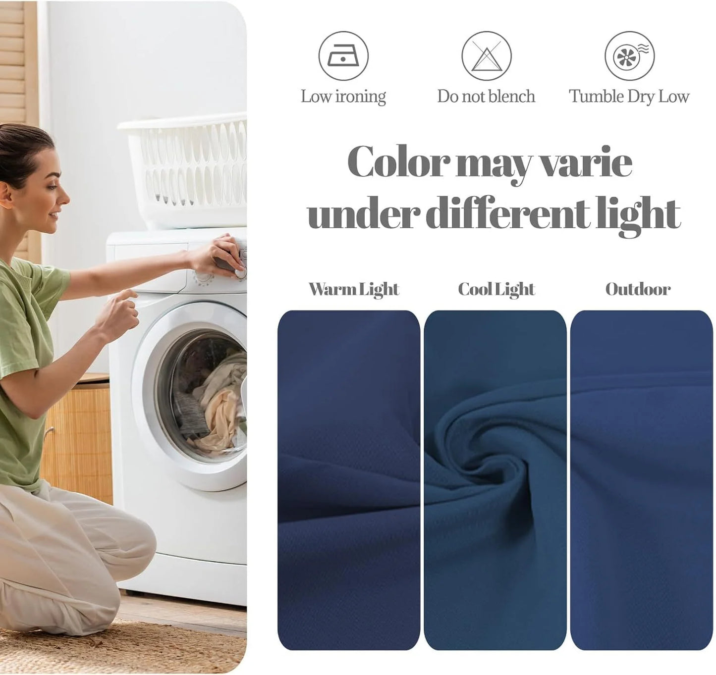 SILOON Navy Blue Heavy Duty Polyester Napkins - 17 X 17 Inch Solid Washable Cloth Dinner Napkins - Set of 12 Napkins - Great for Weddings, Parties, Banquets Dinner & More