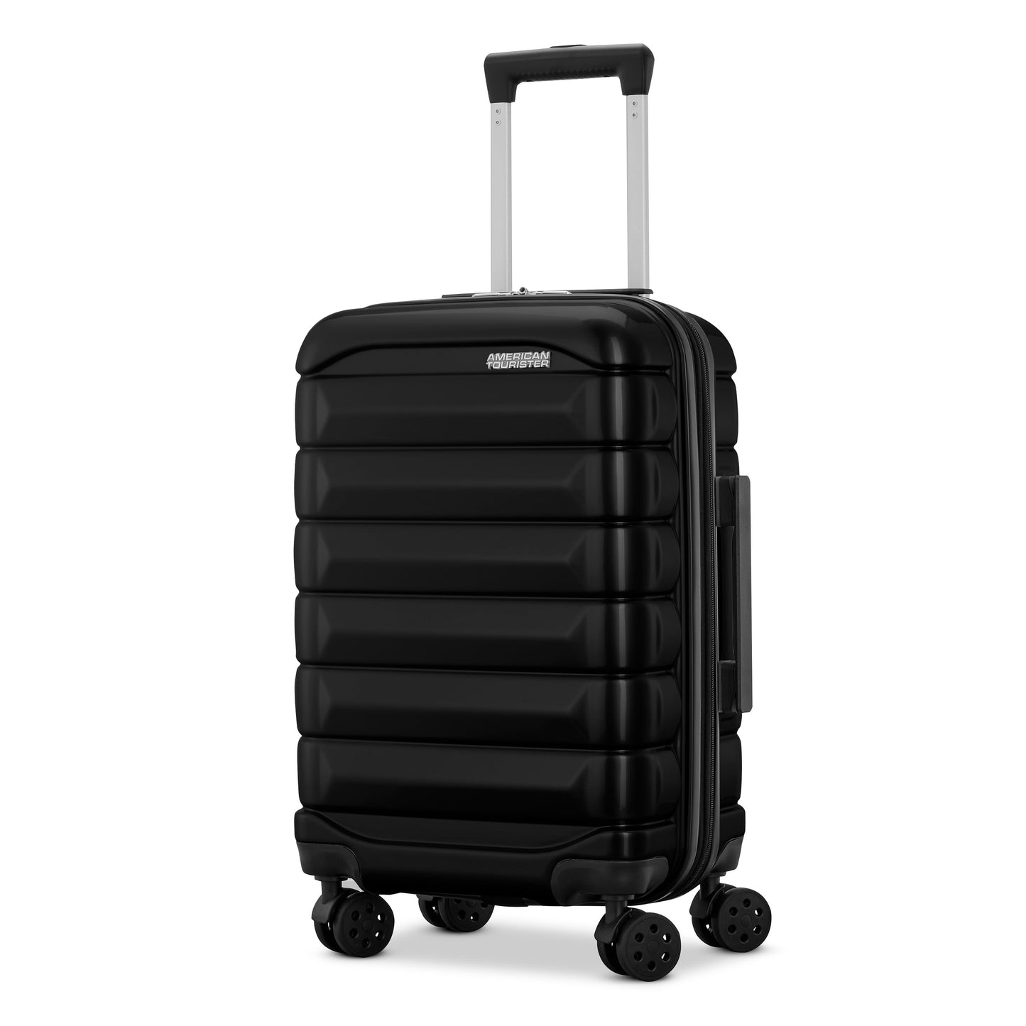 Kontour Hardside Expandable Spinner Luggage Set with Divider Pockets in Black