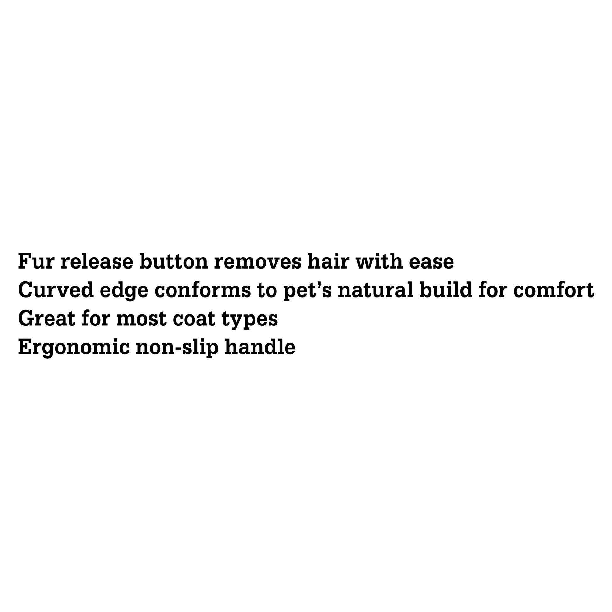 Medium Undercoat Deshedding Tool with Non-Slip Handle for Dogs
