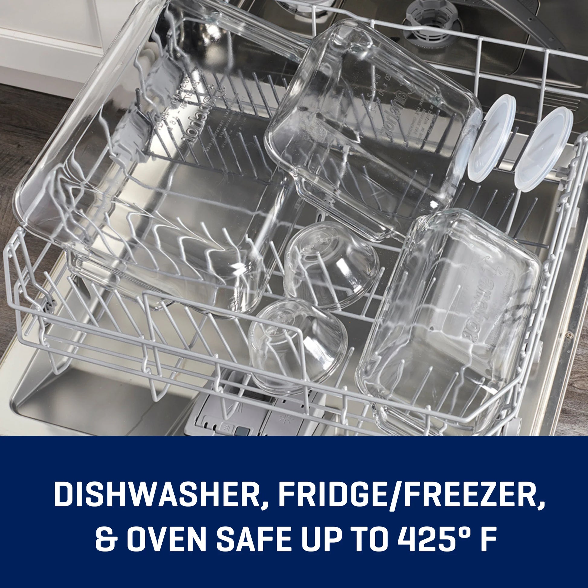 Glass Baking Dish Set, 7 Piece Glass Bakeware Set