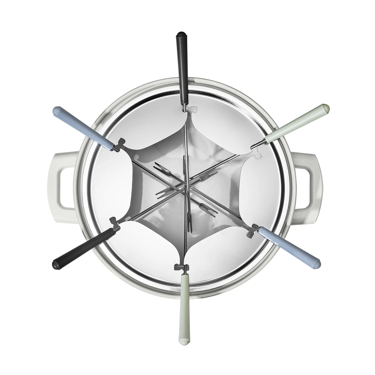 3 Qt Electric Fondue Set with Bonus 2 Qt Ceramic Pot, White Icing by Drew Barrymore