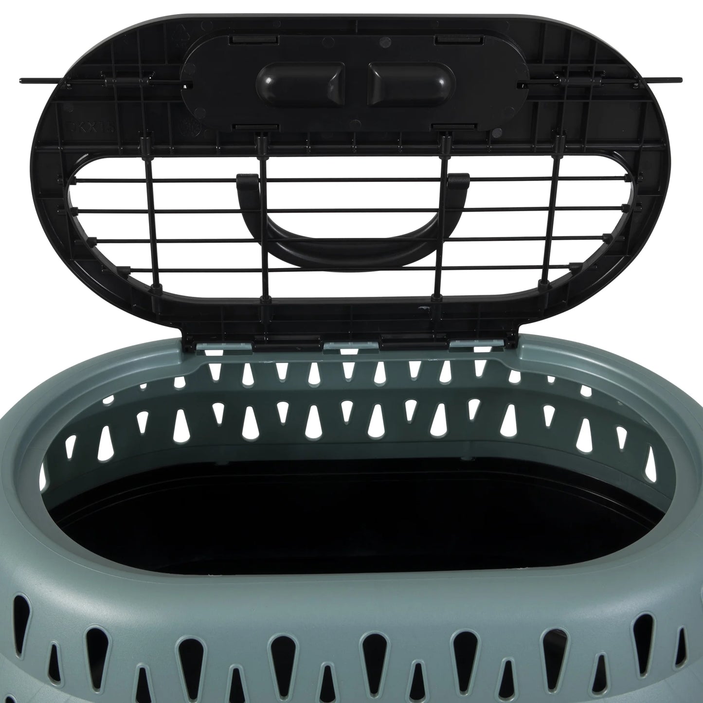 Top Load Pet Carrier for Cats, 19" Length, Suitable for Pets up to 10 lbs, Green