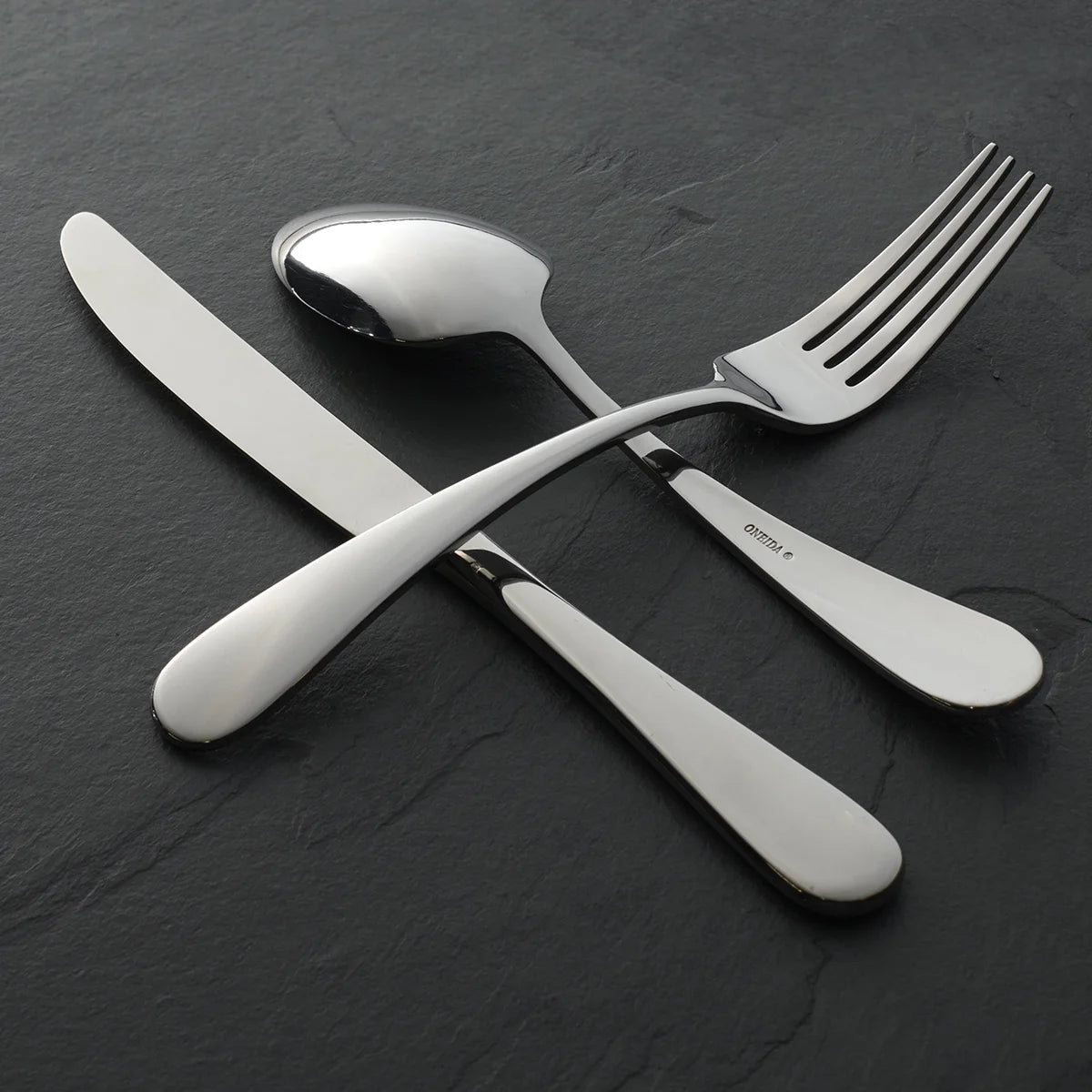 Teso 40-Piece Stainless Steel Flatware Set with Caddy (Service for 8)